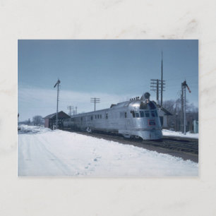 CB&Q "Pioneer Zephyr" Postcard