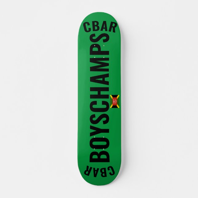 CBAR BOYSCHAMPS Skateboard, 7¾" Deck Skateboard (Front)