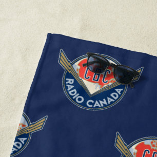 CBC 1940 Logo Beach Towel