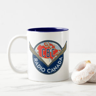 CBC 1940 Logo Two-Tone Coffee Mug
