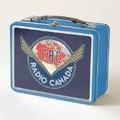 Cbc 1940s Logo Metal Lunch Box 