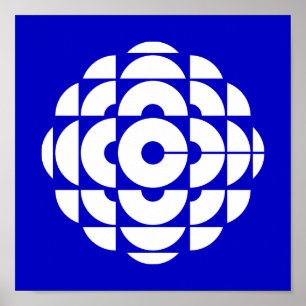 CBC 1986 Logo Blue Poster