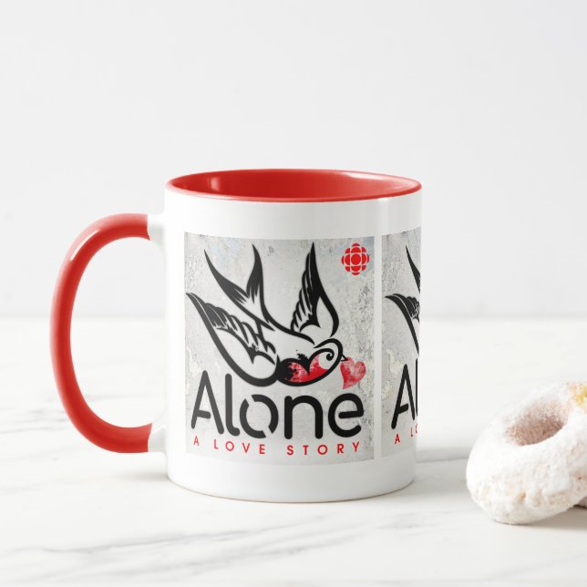 CBC Alone: A Love Story Mug (With Donut)