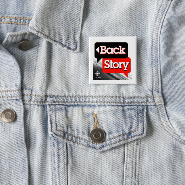 CBC Back Story 15 Cm Square Badge (In Situ)