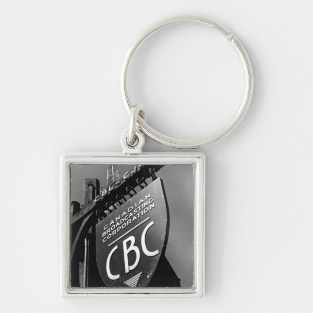 CBC Jarvis Street Sign (1940s) Key Ring (Front)