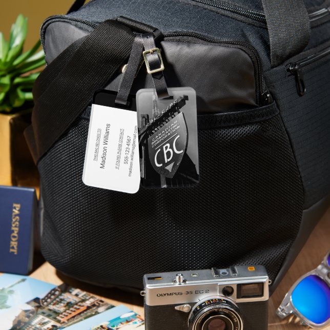 CBC Jarvis Street Sign (1940s) Luggage Tag (Front & Back)