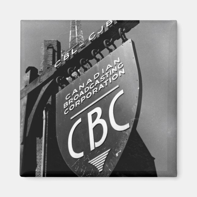 CBC Jarvis Street Sign (1940s) Magnet (Front)