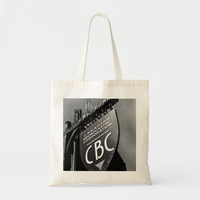 CBC Jarvis Street Sign (1940s) Tote Bag (Front)
