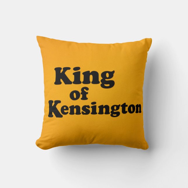 CBC King Of Kensington Throw Pillow (Front)