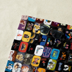 CBC Logos & Graphics Collage Beach Towel