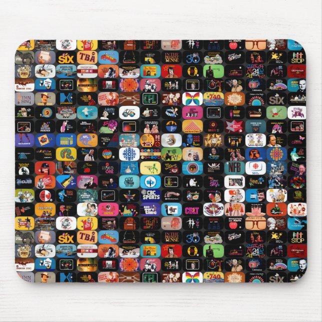 CBC Logos & Graphics Poster Mouse Mat (Front)