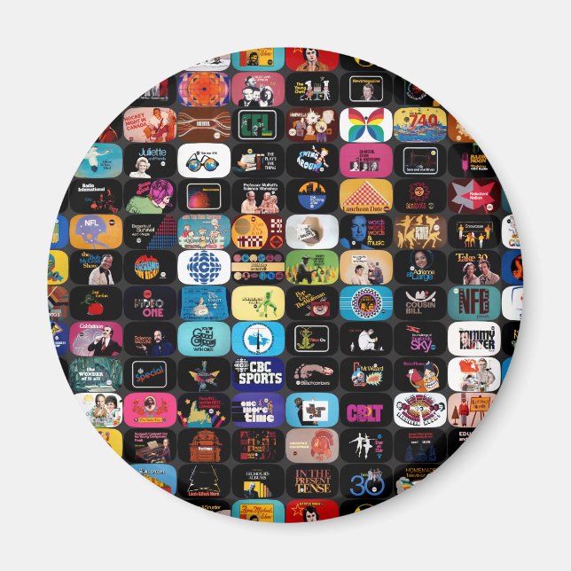 CBC Logos & Graphics Round Magnet (Front)