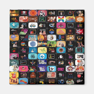 CBC Logos & Graphics Square Magnet