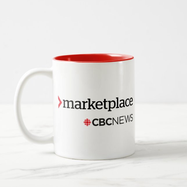 CBC Marketplace Two-Tone Coffee Mug (Left)