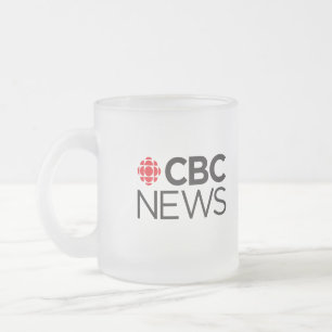 CBC News Frosted Glass Coffee Mug