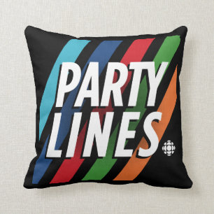 CBC Party Lines Cushion
