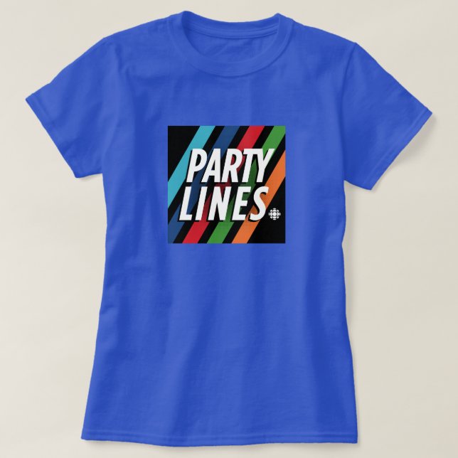 CBC Party Lines Women's T-Shirt (Design Front)