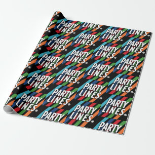 CBC Party Lines Wrapping Paper