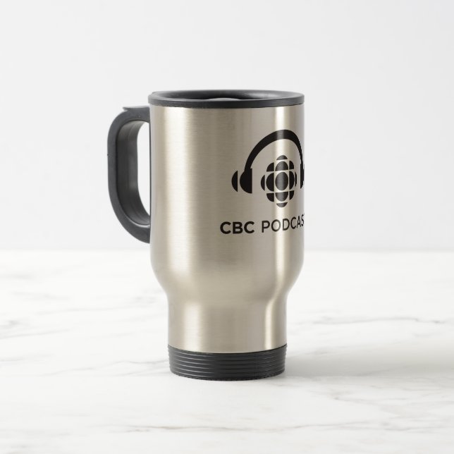 CBC Podcasts Travel Mug (Front Left)