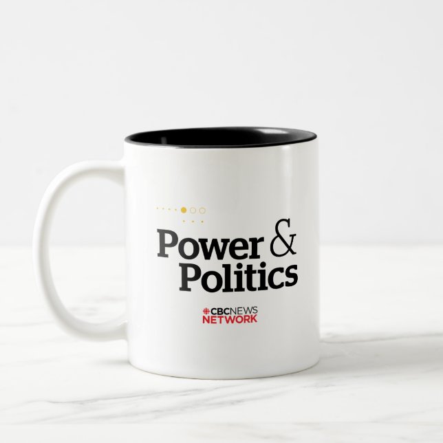CBC Power & Politics Two-Tone Coffee Mug (Left)