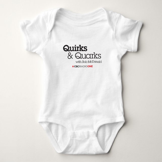 CBC Quirks & Quarks Baby Bodysuit (Front)
