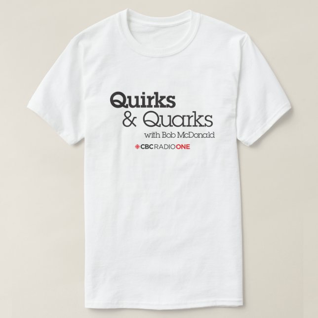 CBC Quirks & Quarks T-Shirt (Design Front)