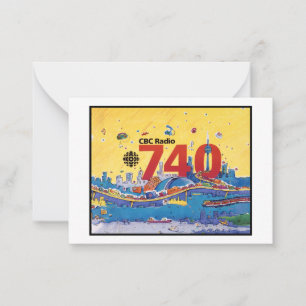 CBC Radio 740 - 1980 promo graphic Card