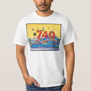 CBC Radio 740 - 1980 promo graphic T-Shirt