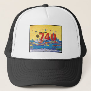 CBC Radio 740 - 1980 promo graphic Trucker Hat