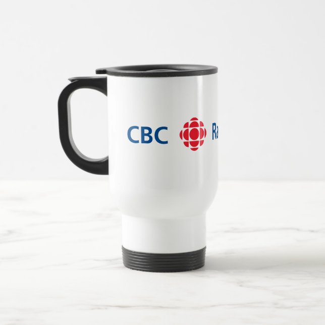 CBC/Radio-Canada logo Travel Mug (Left)