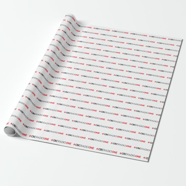 CBC Radio One Wrapping Paper (Unrolled)