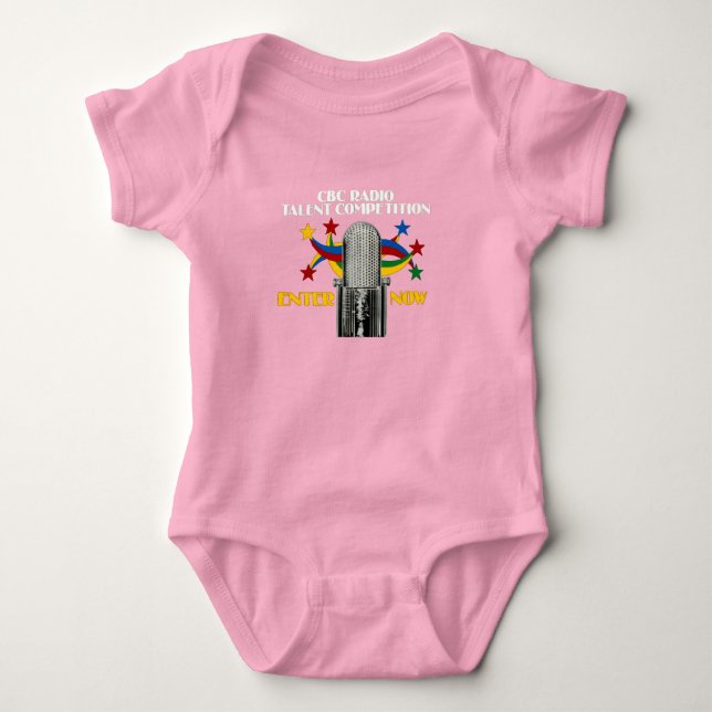 CBC Radio Talent Competition Baby Bodysuit (Front)