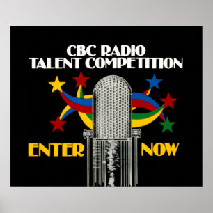 CBC Radio Talent Competition - promo Poster