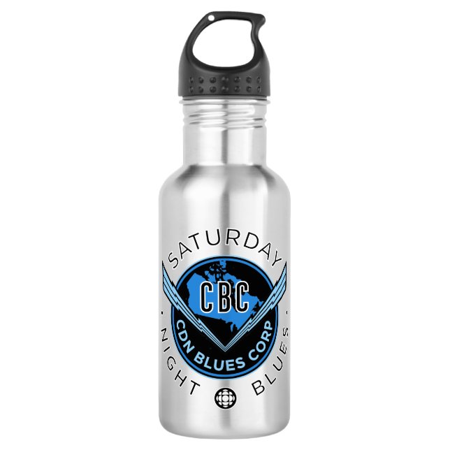 CBC Saturday Night Blues 532 Ml Water Bottle (Front)