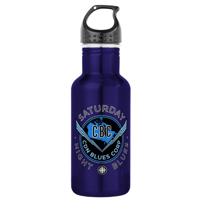 CBC Saturday Night Blues 532 Ml Water Bottle (Front)