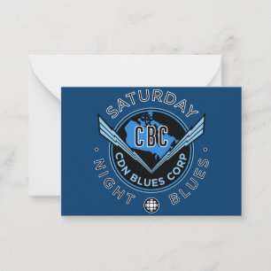 CBC Saturday Night Blues Card