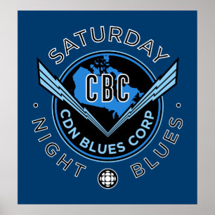 CBC Saturday Night Blues Poster