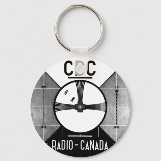 CBC Test Pattern Key Ring (Front)