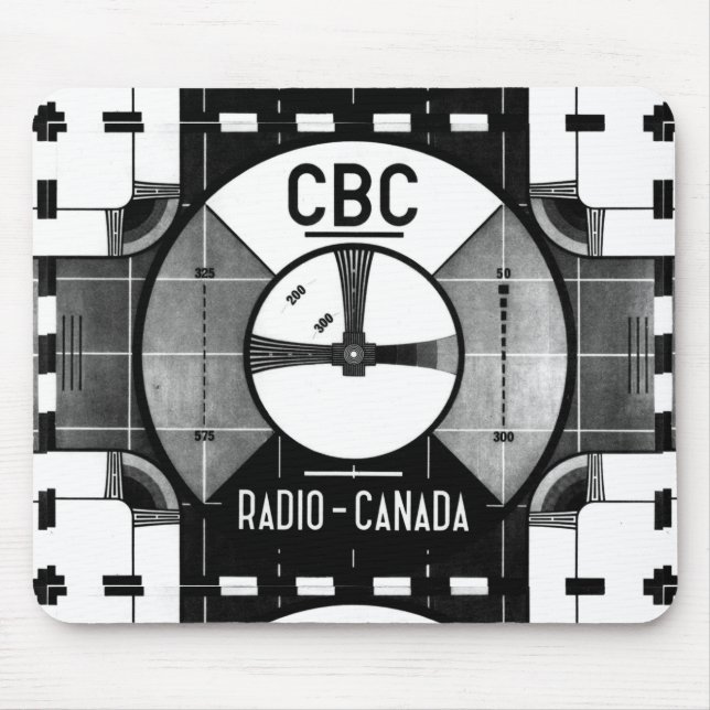 CBC Test Pattern Mouse Mat (Front)