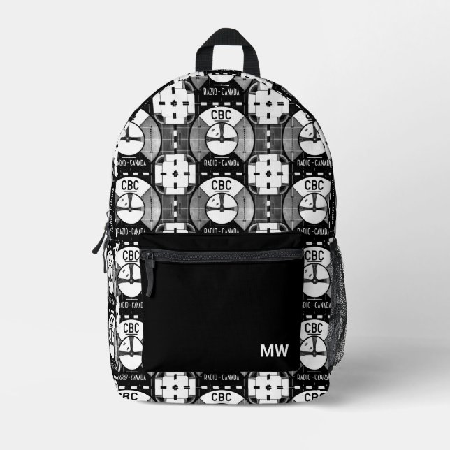 CBC Test Pattern Printed Backpack (Front)