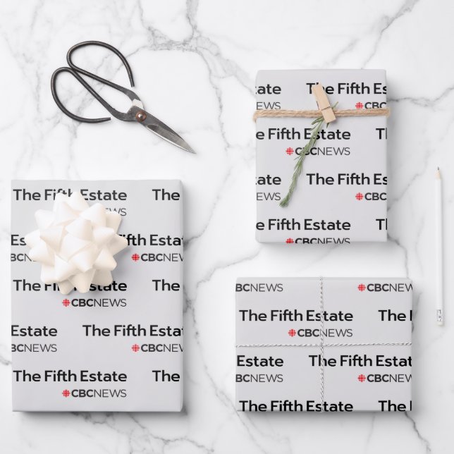 CBC The Fifth Estate Wrapping Paper Sheet (Front)