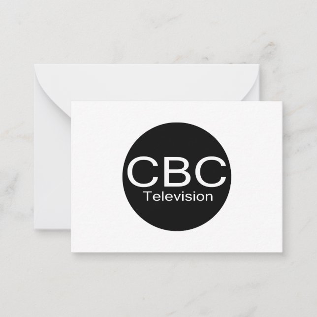 CBC TV Alt Logo Card (Front)