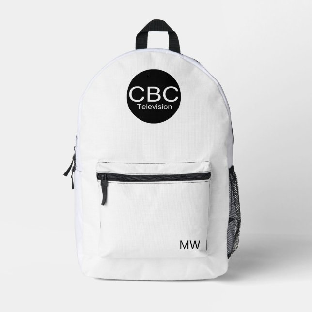 CBC TV Alt Logo Printed Backpack (Front)