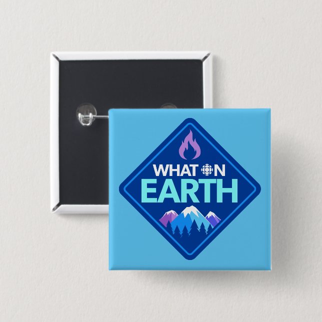 CBC - What On Earth Button (Front & Back)