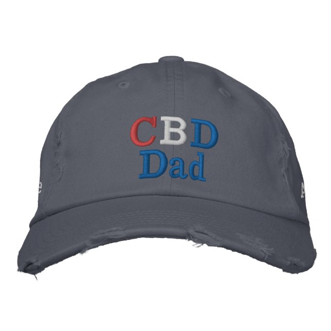 CBD Dad Embroidered Hat (Front)