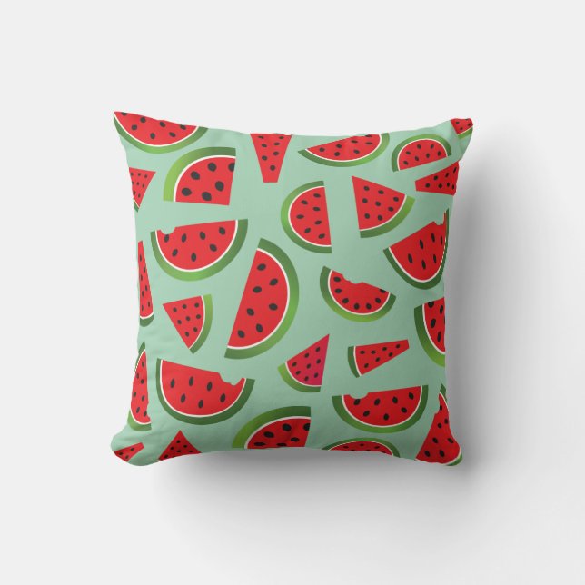 CBendel Cute Watermelon Home Decor Throw Pillow (Front)