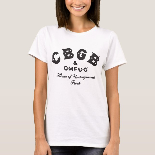 Cbgb Omfug Raglan Punk Rock Cbs Underground Baseba T-Shirt (Front)