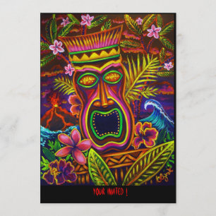 CBjork Invitations Tacky Tiki Party