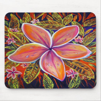 CBjork Pink Plumeria mousepad