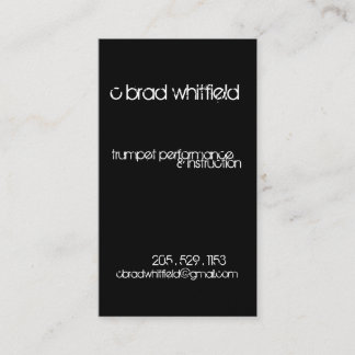 cbrad bizcard #1 business card